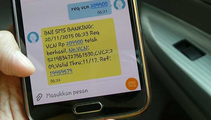 BNI SMS Plain Text BNI SMS Plain Text