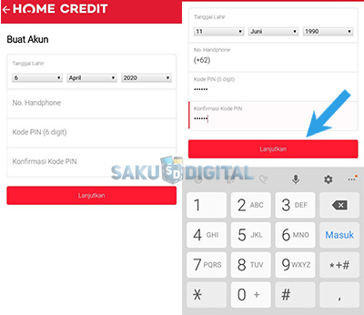 menu Buat Akun menu Buat Akun