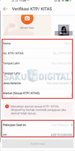 7 Isi Data Diri