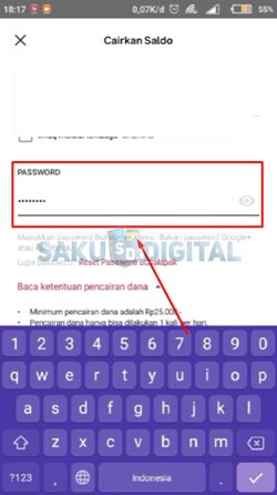 20 Input Password Bukalapak