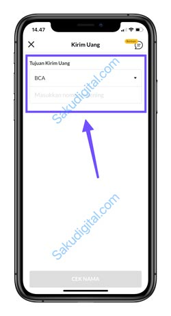 3 Pilih Tujuan Kirim Uang 1