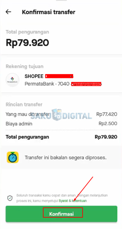 15 Konfirmasi Transfer