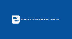 Kenapa di BRImo Tidak Ada Fitur LTMPT ? Penyebab & Cara Mengatasi