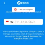 CCA is Not Configured Artinya Apa di DANA? Penyebab dan Cara Mengatasi